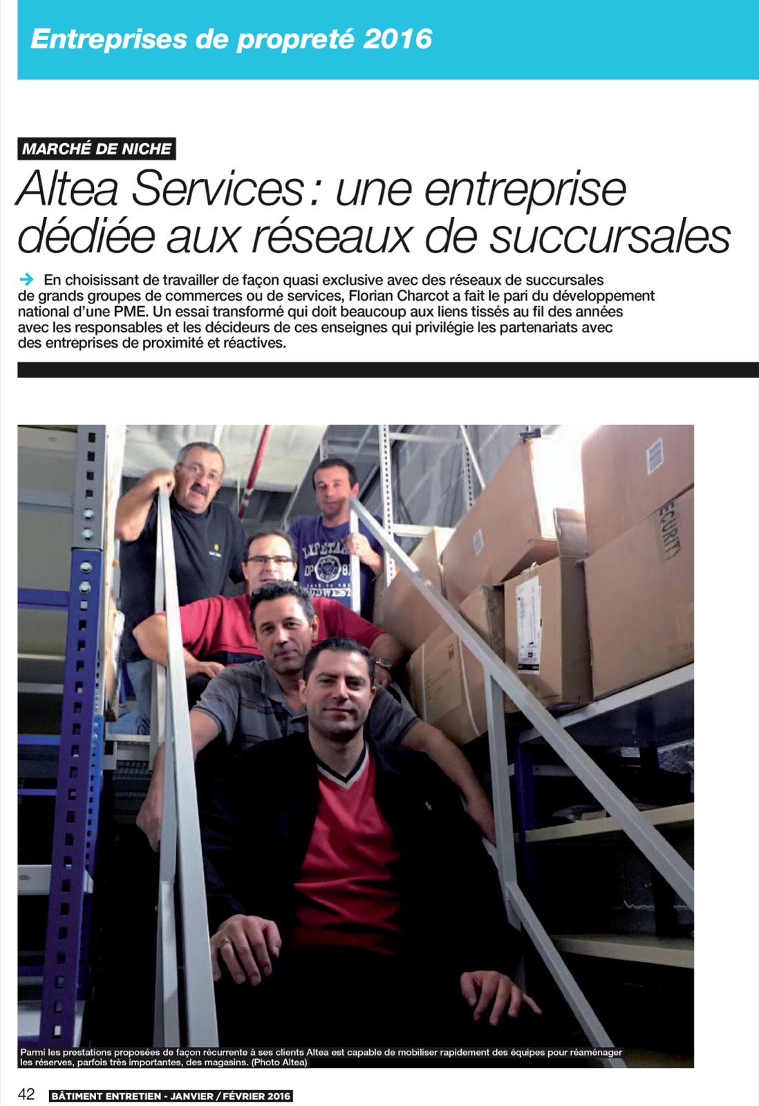 Bâtiment et Entretien 2016